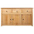 Rustika Rowe -  Sideboard 135x40x80 cm Solid Pinewood Panama Range